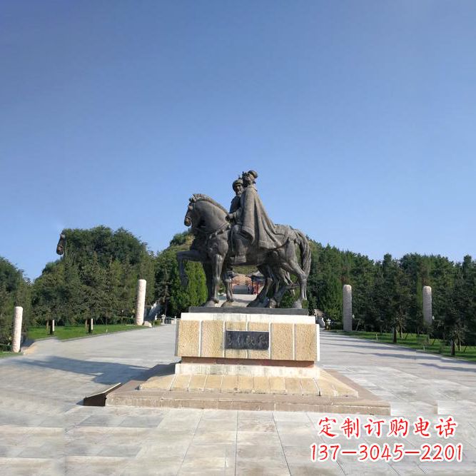 聊城王昭君雕塑,象征传承君臣之义