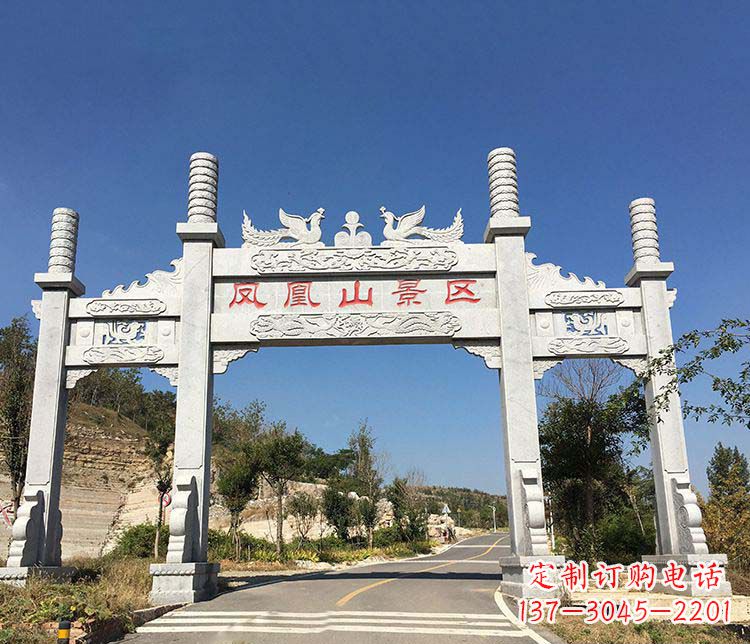 聊城中领雕塑:高质量牌坊石雕