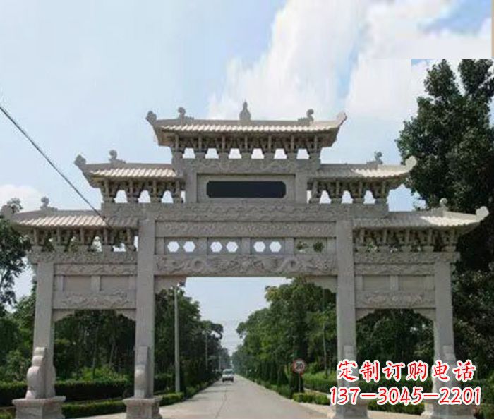 聊城高品质牌坊石雕,专为客户量身定制