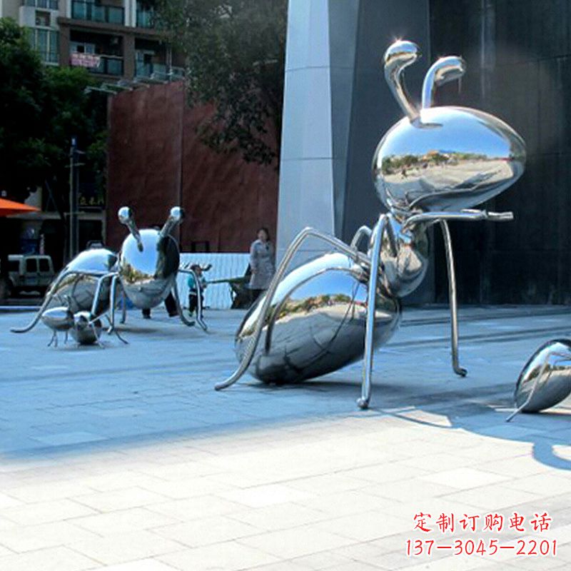 聊城优雅而不凡的蚂蚁不锈钢雕塑
