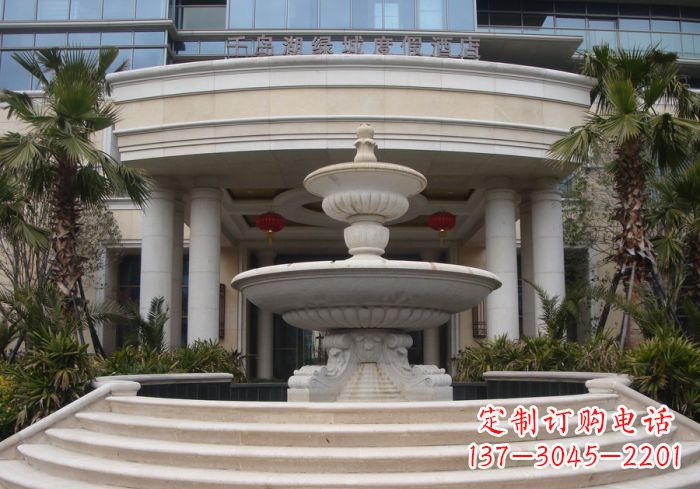 聊城酒店景观大型喷泉石雕