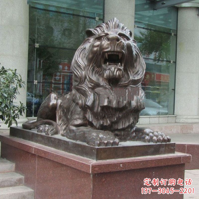 聊城传统工艺,百年老店,狮子铜雕塑