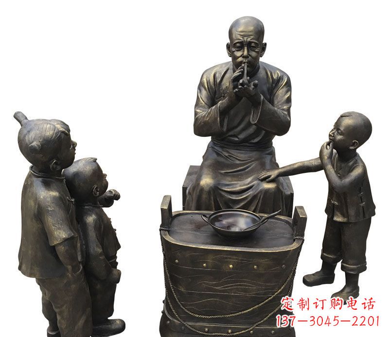 聊城尊贵的儿童铜雕糖人