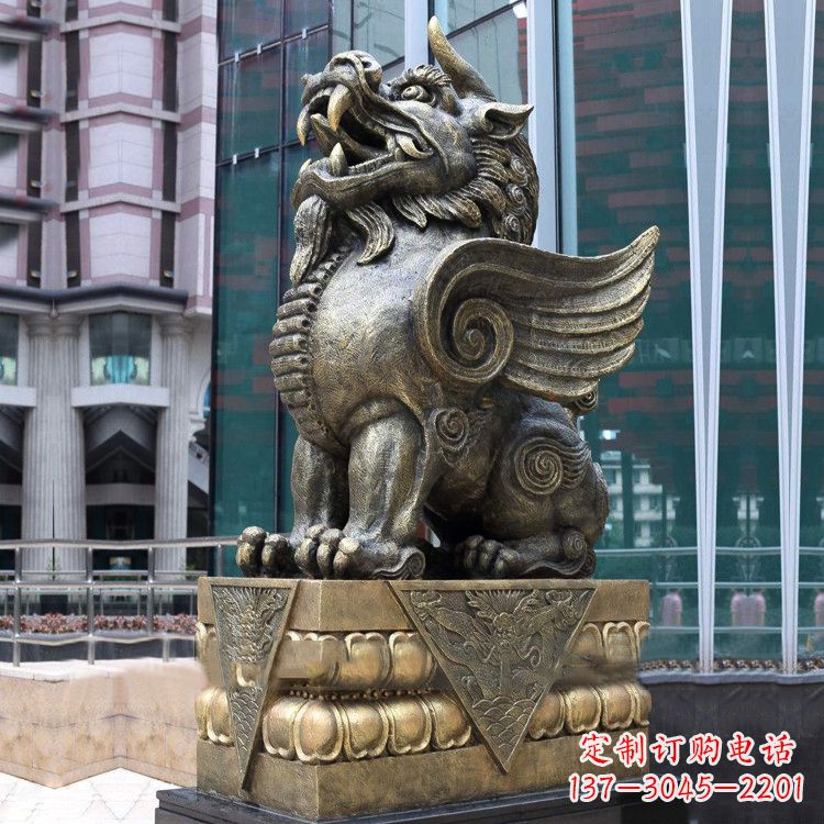 聊城看门貔貅铜雕