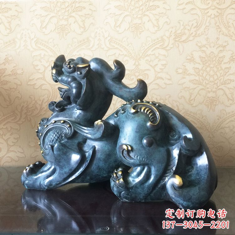聊城中领雕塑貔貅雕塑——象征着福祉和吉祥