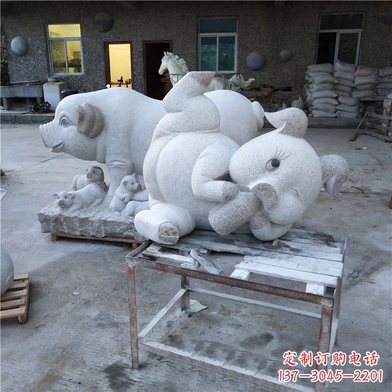 聊城精致大理石动物雕塑