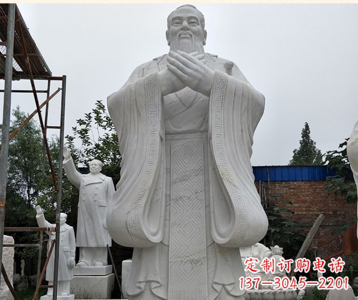 聊城孔子古代名人石雕 (5)
