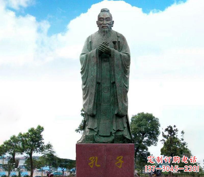 聊城领雕塑:孔子雕塑尊崇传承