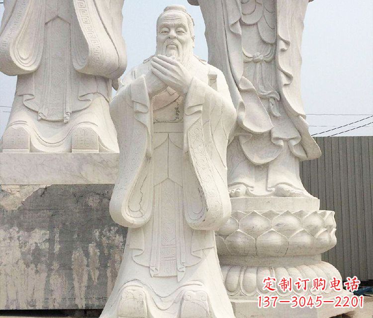 聊城孔子三雕像