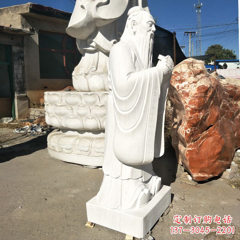 聊城用艺术雕刻一流品质体验传承历史的孔子石雕
