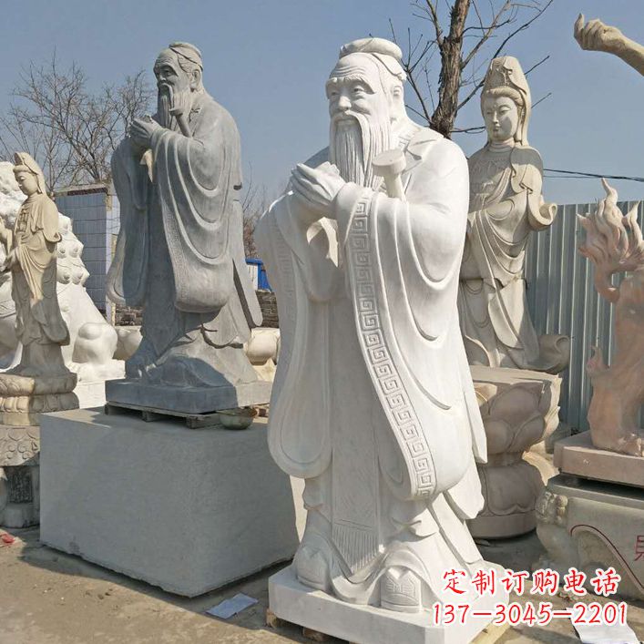 聊城孔子铜雕