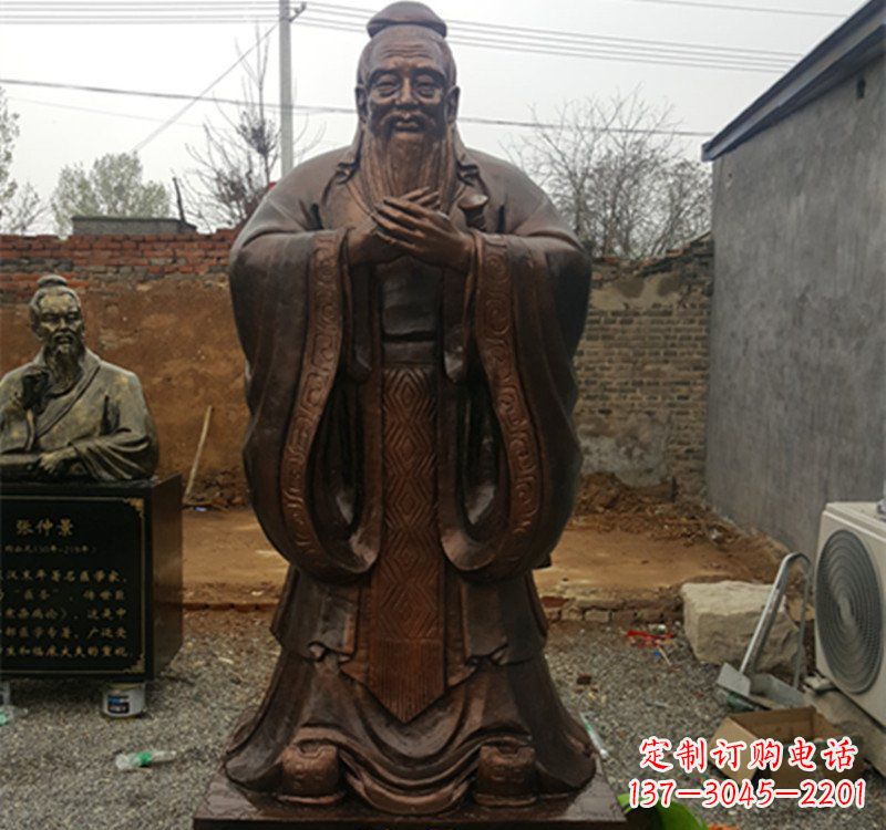 聊城孔子铜雕222