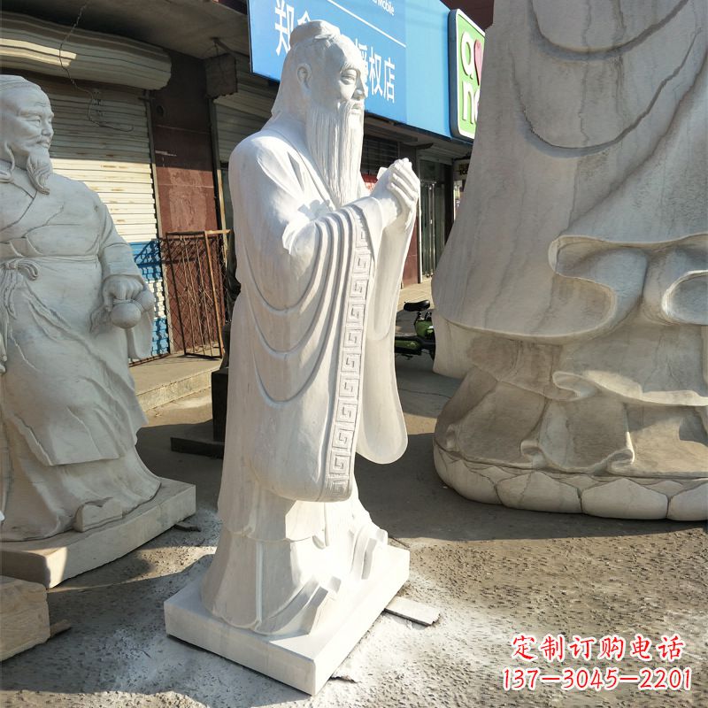 聊城中领雕塑|传承传统,唯美的孔子雕塑
