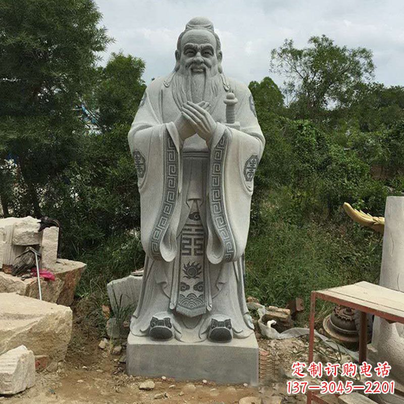 聊城孔子像雕塑