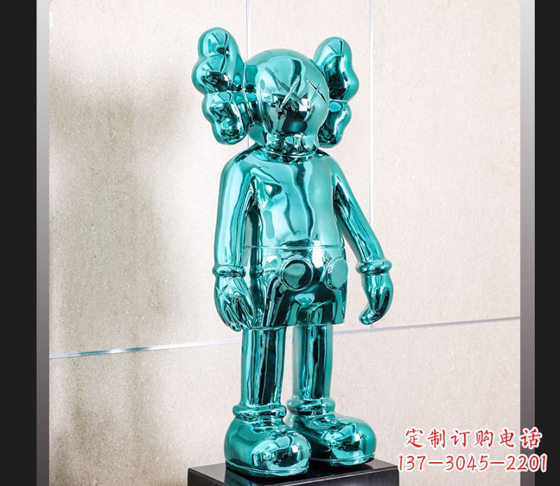聊城中领雕塑不锈钢机器人雕塑