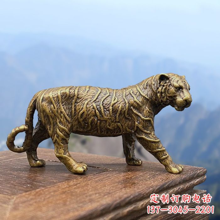 聊城中领雕塑推出的复古铜老虎雕塑,为您带来古…