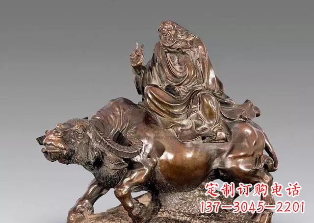 聊城专业的老子铜雕,品质来自中领雕塑