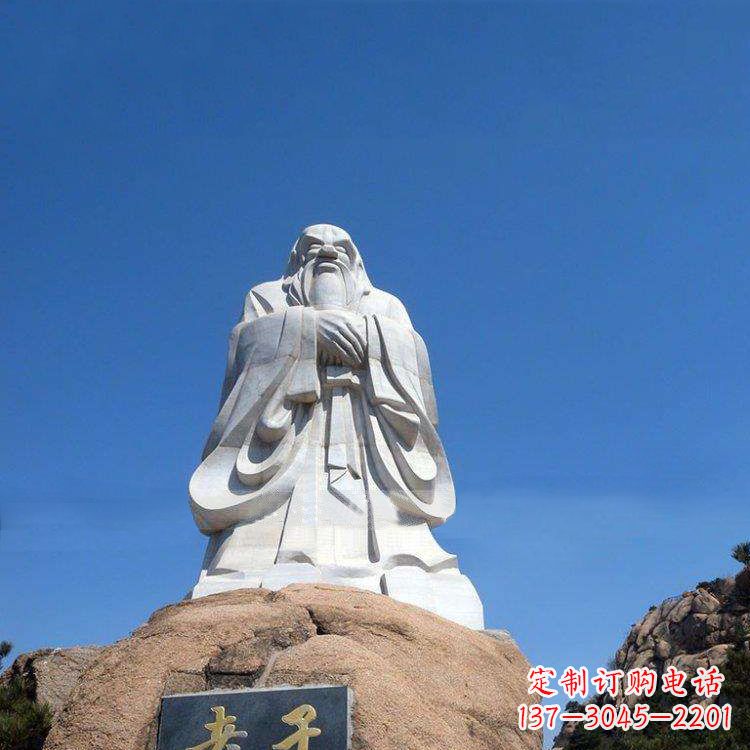 聊城经典的老子雕像,手工制作的沉思之作