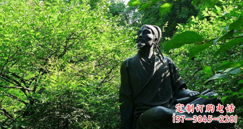 聊城李白铜雕,精致细腻,让你收藏永不凋谢
