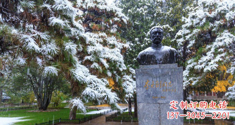 聊城李大钊名人胸像铜雕
