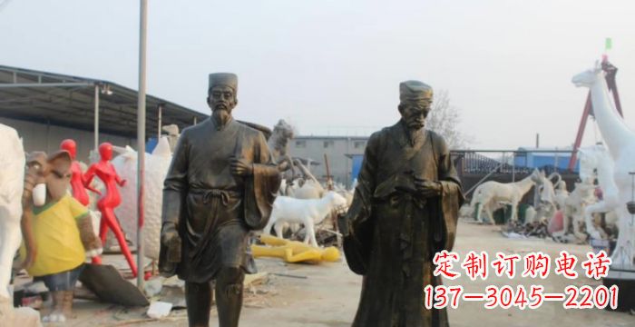 聊城复兴古艺,海归精品—李时珍铜雕