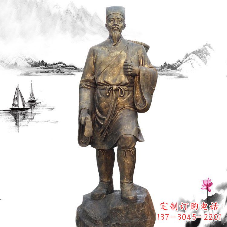 聊城精美李时珍雕塑,为您的生活增添更多艺术色彩