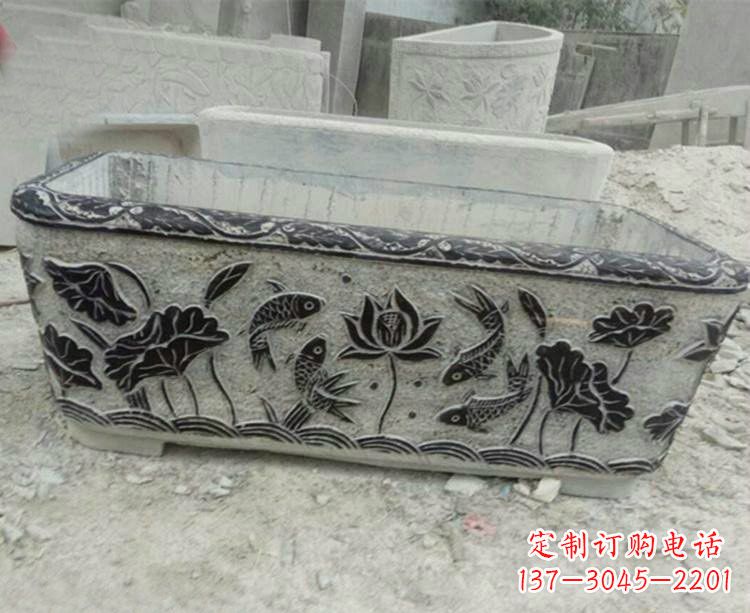 聊城浮雕仿古式水缸雕塑,令人惊艳