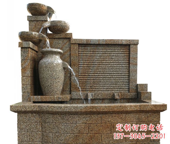 聊城中领雕塑专业定制水槽庭院石雕摆件,它们是…