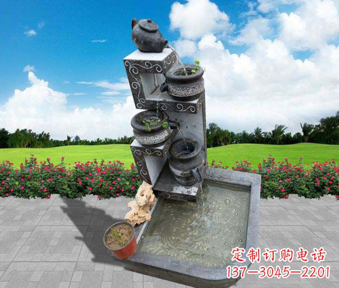 聊城极具特色的水槽雕塑