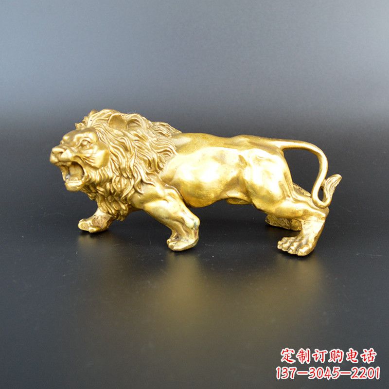 聊城鎏金西洋狮子雕塑