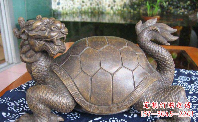聊城龙龟古代神兽铜雕