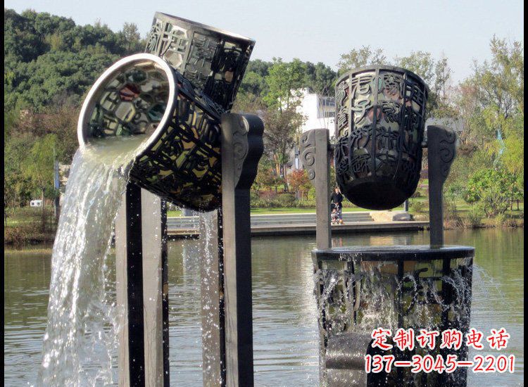 聊城高贵典雅的铜雕喷泉