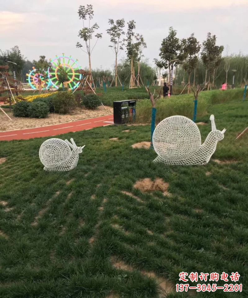 聊城镂空不锈钢蜗牛雕塑