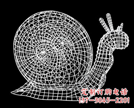 聊城中领雕塑的蜗牛镂空雕塑