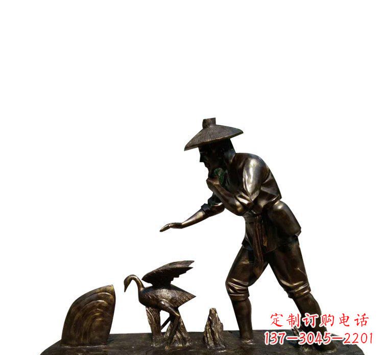 聊城精湛工艺,精致鸬鹚雕塑