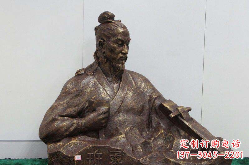 聊城鲁班雕塑,古代名人铜雕定制