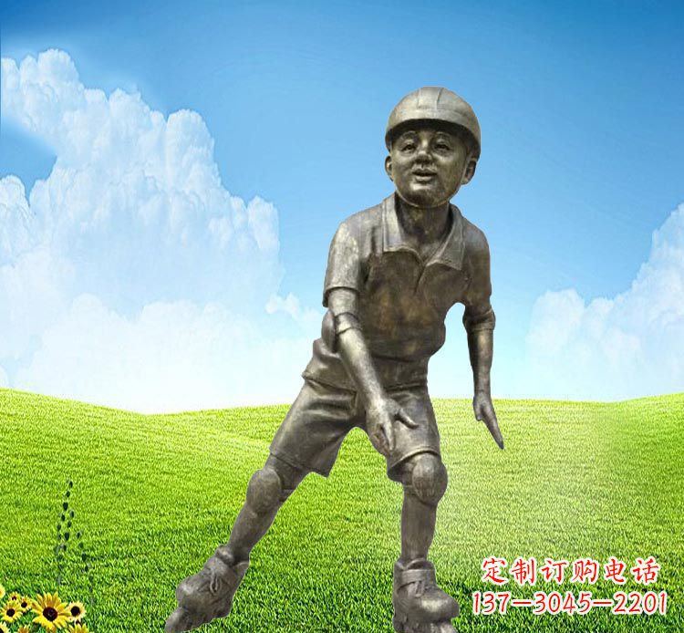 聊城领雕塑:儿童公园里的铜雕精灵