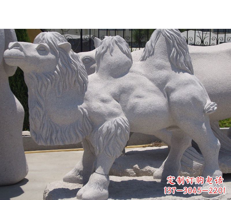 聊城艺术珍品—骆驼石雕