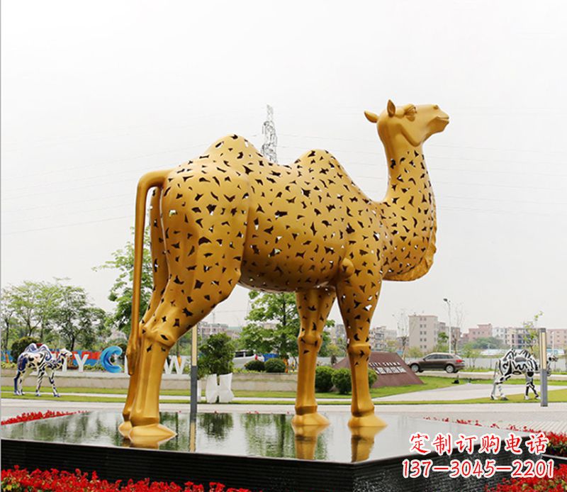 聊城中领雕塑:骆驼雕塑精美绝伦