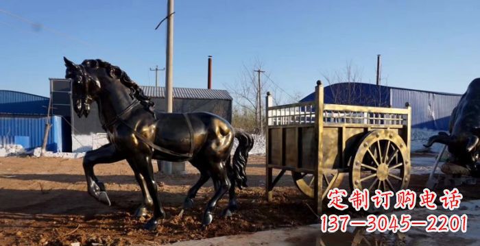 聊城华丽复古,名车贵族,精美马车雕塑