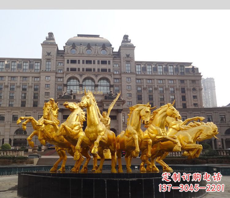 聊城马动物铜雕,令您流连忘返