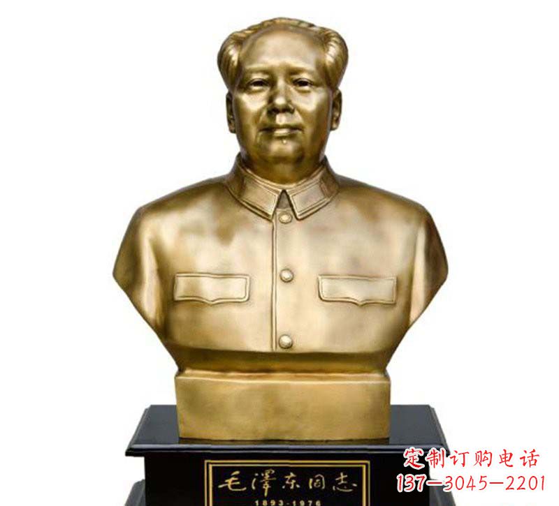 聊城毛泽东头像铜雕,让您近距离感受伟人的气质