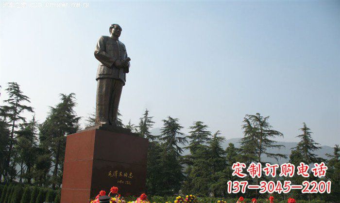 聊城定制雕塑之毛主席铜雕