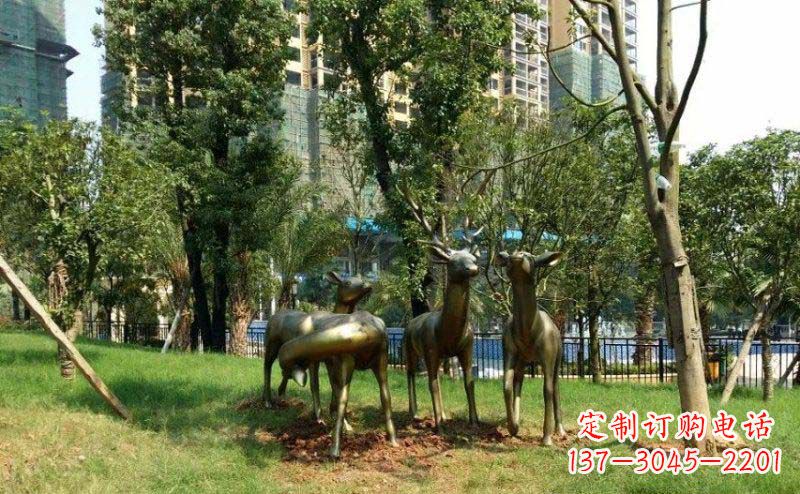 聊城青铜雕刻的梅花鹿,给您的生活带来另一种美感