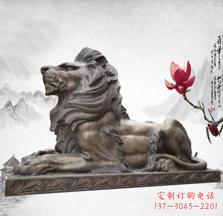聊城经典西洋欧式铜雕狮子