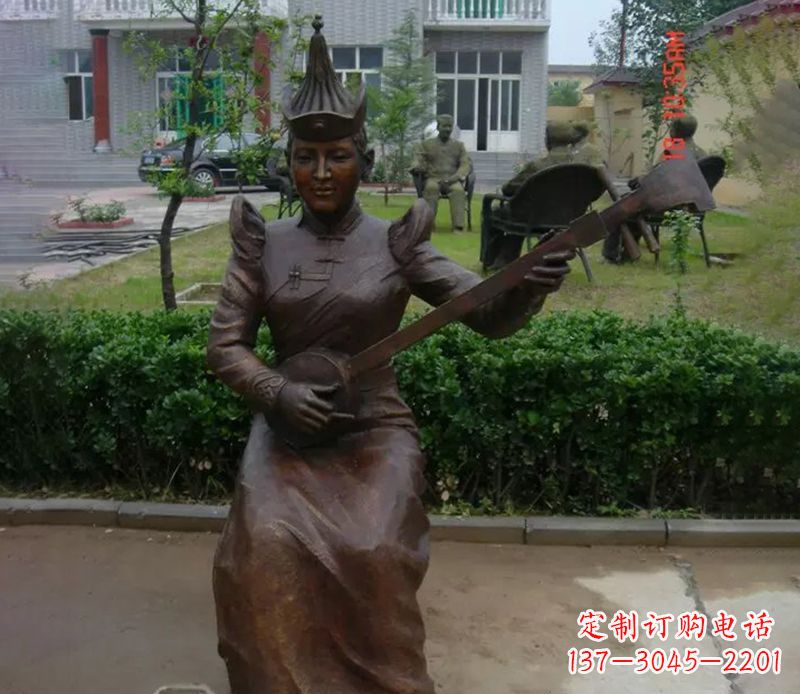 聊城中领雕塑:激发女性精神魅力的铜雕塑