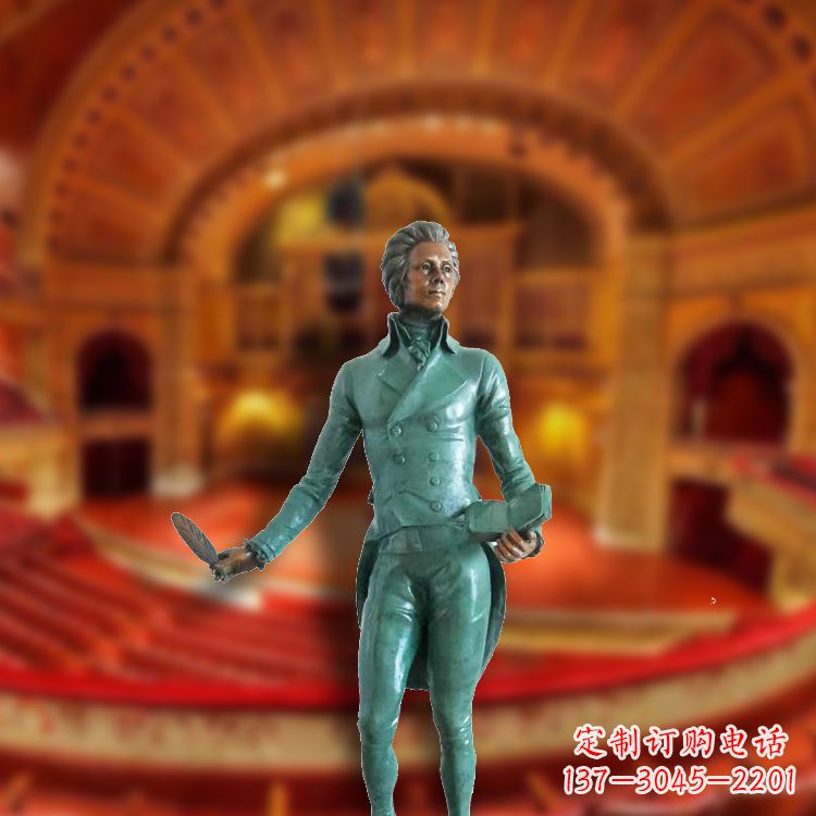 聊城立体雕刻莫扎特,享受难忘的音乐之旅