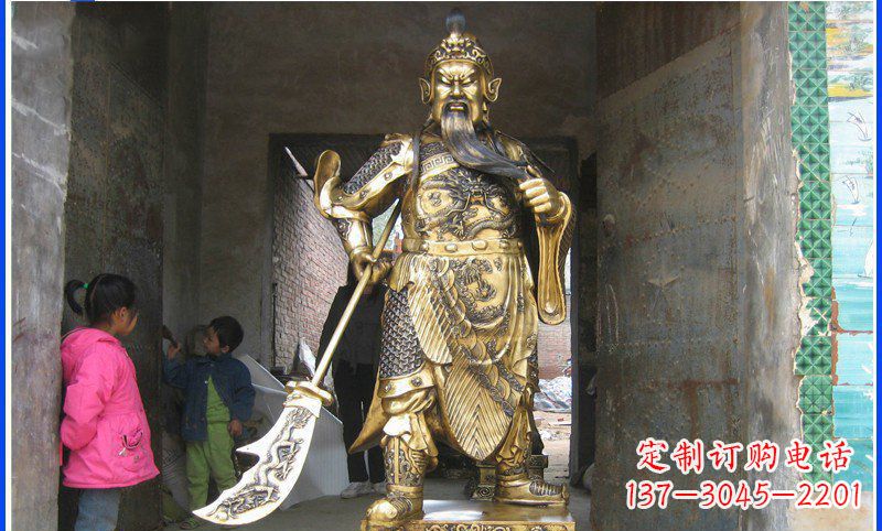 聊城铸魂关公雕塑,让古老传说继续传承