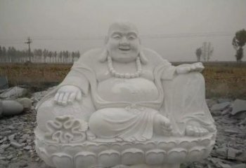 聊城质感非凡的汉白玉弥勒佛雕塑