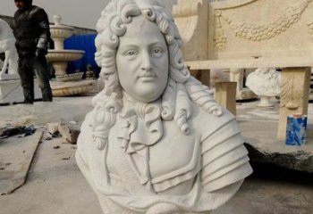聊城汉白玉牛顿头像雕塑，尊享经典